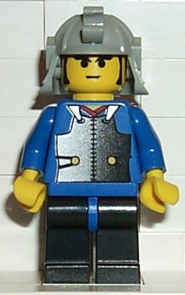 LEGO Minifigure-Ninja - Samurai, Blue Young-Ninja-CAS055-Creative Brick Builders